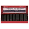 Genius Tools 8 Piece 3/8" Dr. Metric Deep Impact Socket Set TF-004 view 1
