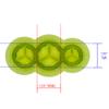 Marvelous Molds Facets Button Mold view 2