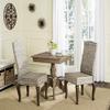 Safavieh Home Collection Milos Grey Wicker 18-inch Dining Chair view 2