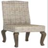 Safavieh Home Collection Milos Grey Wicker 18-inch Dining Chair view 4