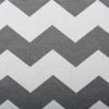 DII Collapsible Polyester Storage Cube, Chevron, Gray, Large view 2