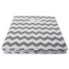 DII Collapsible Polyester Storage Cube, Chevron, Gray, Large view 3