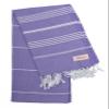Bersuse Beach Towels Peshtemal Turkish Towels Anatolia Collection Premium Turkish Beach Towel, 100% Cotton, Large, Quick-Dry, Sand-Free, Lightweight - 37x70 Inches, Dark Purple (Set of 6) view 4