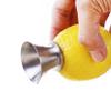 Best Utensils Stainless Steel Manual Lemon Juicer Squeezer Reamer 18/8 Stainless Steel Hand Held Citrus Juicer and Lemon Pourer (2) view 1