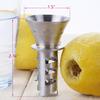 Best Utensils Stainless Steel Manual Lemon Juicer Squeezer Reamer 18/8 Stainless Steel Hand Held Citrus Juicer and Lemon Pourer (2) view 3