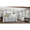 Design House Brookings Shaker Unassembled Sink Base Kitchen Cabinet SB30, 30 W x 24 D x 34.5 H, Painted White with Sherwin Williams, Solid Wood  Design House, 561472 view 2