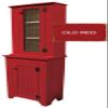 Sawdust City Jelly Cupboard and Tall Hutch Set (Old Red) view 1