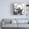Wrapped Canvas Wall Art - CATeyes 'Atlas Rockefeller Center' Wall Art for Living Room, Bedroom, or Office Dcor - 24x24 view 3
