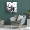 Wrapped Canvas Wall Art - CATeyes 'Atlas Rockefeller Center' Wall Art for Living Room, Bedroom, or Office Dcor - 24x24 view 4