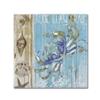Blue Crab I by Color Bakery, 18x18-Inch Canvas Wall Art view 1