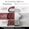 Southshore Fine Living, Inc. Comforters, King Size Down Alternative Comforter, Oversized Cal/King Comforter Set, Hotel Bedding, Pet Hair Resistant Comforters, Wrinkle Free Bedding Set, Marsala view 4