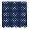 Ambesonne Navy Blue Shower Curtain, Polka Dots 5 s 6 s Pattern for Room Spots Art Design, Cloth Fabric Bathroom Decor Set with Hooks, 69" W x 84" L, Navy Blue Purple view 2