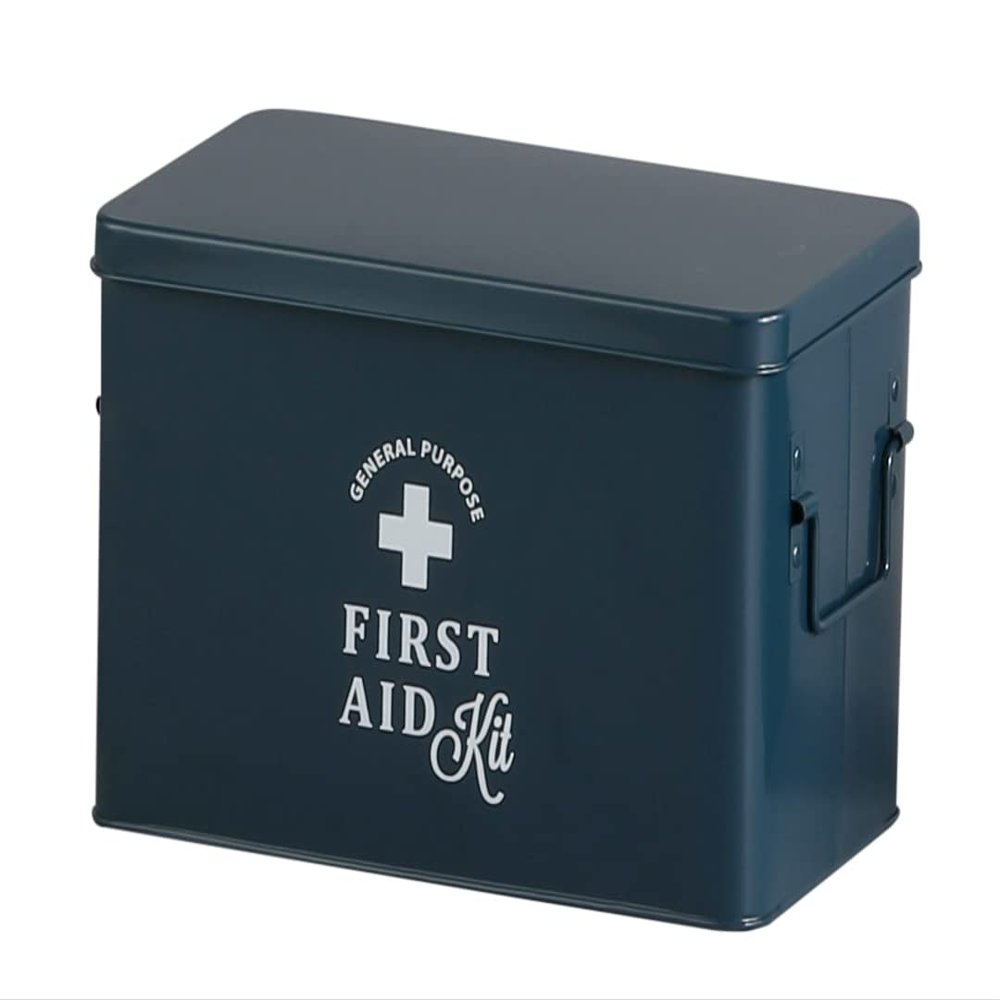 Abite HO-502-NV First Aid Kit, Fail, First Aid Box, L, Navy