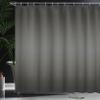 Ambesonne Ombre Shower Curtain, Dark Fumes and Black Smoke Car Related Elements Inspired Modern Design, Cloth Fabric Bathroom Decor Set with Hooks, 69" W x 75" L, Charcoal Grey view 3