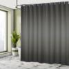 Ambesonne Ombre Shower Curtain, Dark Fumes and Black Smoke Car Related Elements Inspired Modern Design, Cloth Fabric Bathroom Decor Set with Hooks, 69" W x 75" L, Charcoal Grey view 4