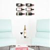 6 Bottle Vino Pin Designer Kit with Collars in Silver view 2