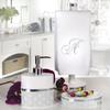 Creative Scents Mirror Damask Grey and White Soap Dispenser, Decorative Hand Soap Dispenser for Bathroom - Modern Countertop Lotion Dispenser with Durable Pump for Elegant Bathroom Decor view 2