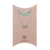 Wishbonne Show that your friendship is limitless with this glimmering cubic zirconia infinite necklace, hanging on chain, 16"-18", Silver view 1