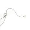 Wishbonne Show that your friendship is limitless with this glimmering cubic zirconia infinite necklace, hanging on chain, 16"-18", Silver view 3