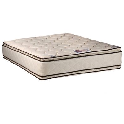 Dream Solutions USA Coil Comfort PillowTop Medium Firm Mattress Only (Twin) Double-Sided Sleep System with Enhanced Cushion Support- Fully Assembled, Great for Your Back, longlasting Comfort