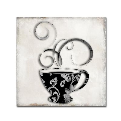Silver Brewed 2 by Color Bakery, 18x18-Inch Canvas Wall Art