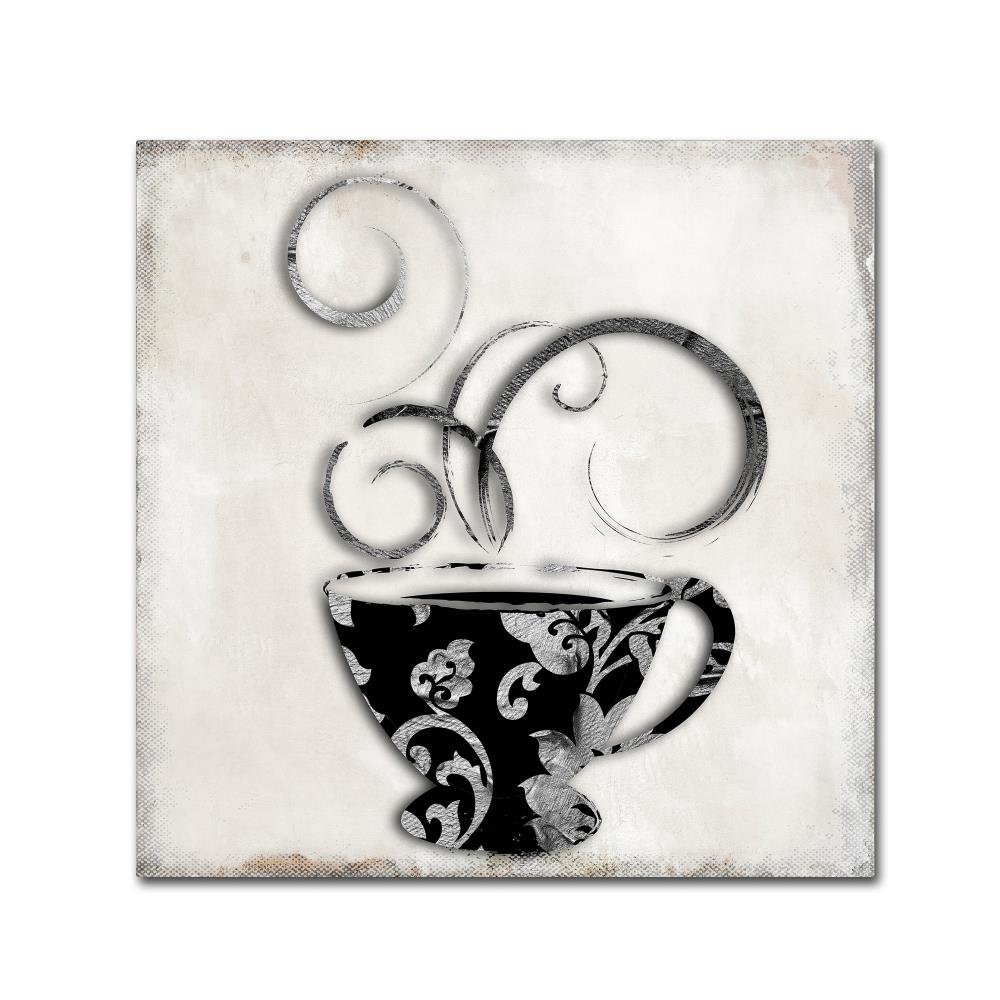 Silver Brewed 2 by Color Bakery, 18x18-Inch Canvas Wall Art