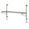Omega 21" Deep x 24" Wide x 24" High Adjustable 1 Tier Chrome Wall Mount Shelving Kit view 1