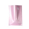 100PCS Glossy Light Pink Metallic Mylar Foil Open Top Sample Bags 12x18cm (4.7x7") view 1