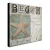 Beach Book II by Color Bakery, 18x18-Inch Canvas Wall Art view 2