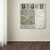 Beach Book II by Color Bakery, 18x18-Inch Canvas Wall Art view 3