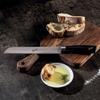 Berkel Elegance Bread Knife | 8.5" Stainless Steel Blade | Elegant Cutlery for Home & Kitchen | Made in Italy (Black) view 3