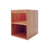 ISP W15177 Two Shelve Storage Cabinet for W15074, 3.25" Height, 18.75" Wide, 21.37" Length, Brown view 1