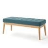Christopher Knight Home Saxon Fabric Bench, Dark Teal view 1