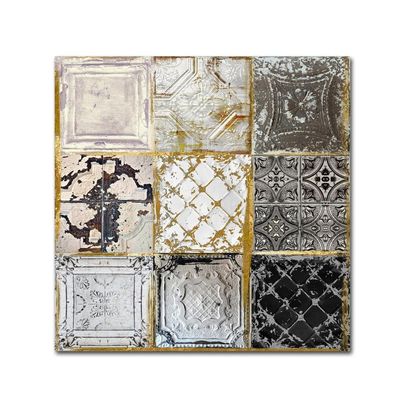 Tintypes by Color Bakery, 18x18-Inch Canvas Wall Art