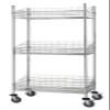 Omega 18" Deep x 36" Wide x 80" High 3 Tier Mobile Deep Basket Unit view 1