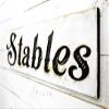 Stables 40"x10" Sign Rustic Horse Barn Wall Decor Handmade Carved Wood Farmhouse Sign Equestrian Stable Artwork Ready to Hang view 3