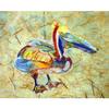 Betsy Drake Heathcliff Pelican Door Mat 18x26 view 1
