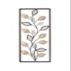 All American Collection New Modern Chic Aluminum/Metal Wall Decor Frame 12"x30" (Leaves Mirrors) view 2