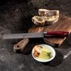 Berkel Elegance Bread Knife | 8.5" Stainless Steel Blade | Elegant Cutlery for Home & Kitchen | Made in Italy (Red) view 3