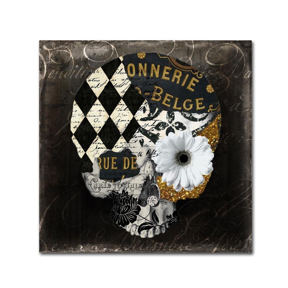 Paris Halloween I by Color Bakery, 18x18-Inch Canvas Wall Art