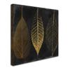 Fallen Gold Ornate Frame I by Color Bakery, 18x18-Inch Canvas Wall Art view 2