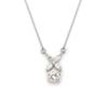Wishbonne You did it gift set cubic zirconia pendant, 16"-18", Silver view 2