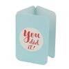 Wishbonne You did it gift set cubic zirconia pendant, 16"-18", Silver view 4