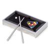 Bey-Berk AJ-G510 Desk Top Aluminum Pool Table, Silver view 1