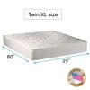 Dream Solutions USA Legacy 2-Sided Twin XL Size (39"x80"x8") Mattress Only - Spinal Support System, Fully Assembled, Good for Your Back, Luxury Quality view 2