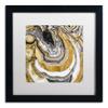 Trademark Fine Art ' Stone Prose ' White Matted Black Frame by Color Bakery 16x16 view 1