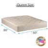 Dream Solutions USA Comfort Classic 2-Sided Queen (60"x80"x9") Gentle Firm Mattress Only - Fully Assembled, Orthopedic, Spinal Support, Long Lasting Comfort view 2