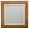 FRAMES BY POST Metro Oak Photo Picture Poster Frame with Ivory Mount Plastic Glass 8" x 6" For Pic Size 6" x 4\ view 2