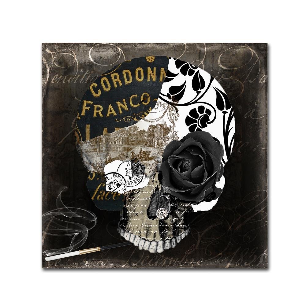 Paris Halloween II by Color Bakery, 18x18-Inch Canvas Wall Art