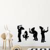 Vinyl Wall Decal Agent Detective Sherlock Holmes Nursery Stickers Large Decor (896ig) Matte Black view 2